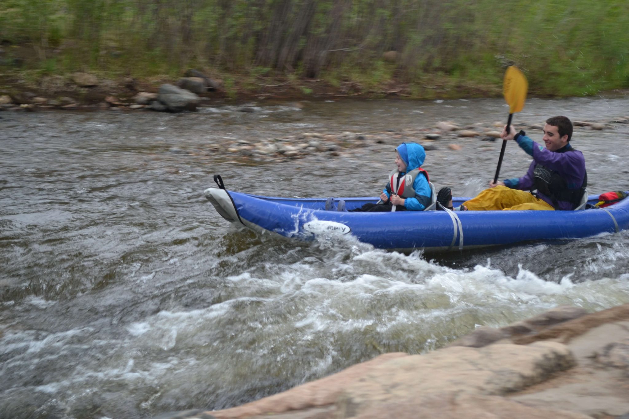 kayaking with kids