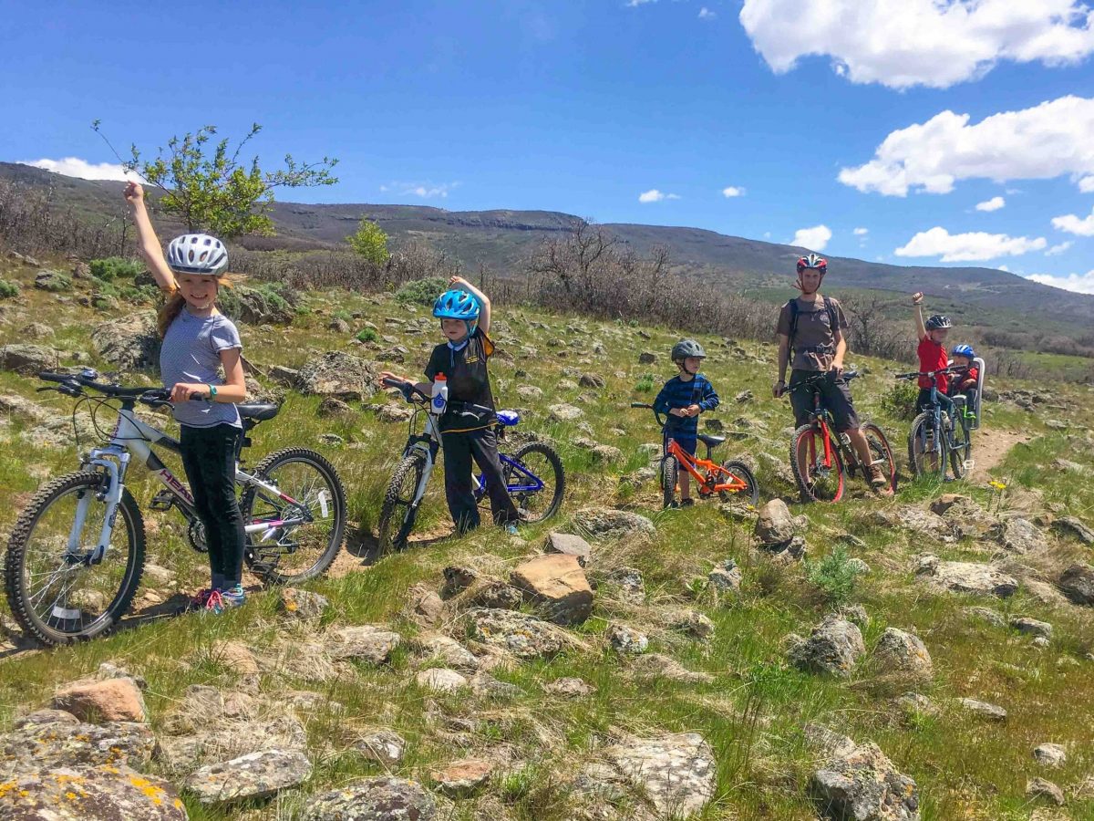 coyote canyon utah biking with kids