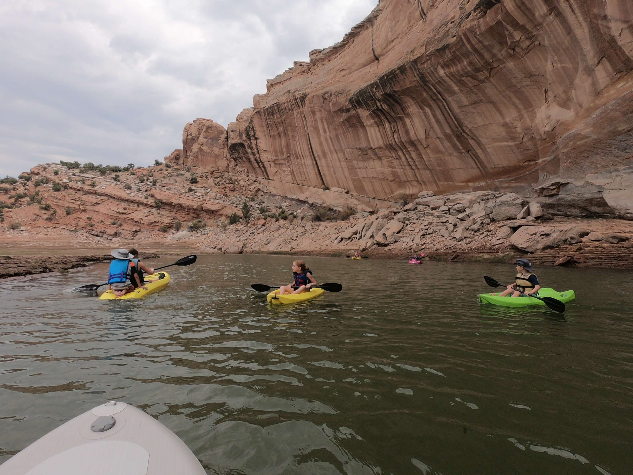 kayaking with kids