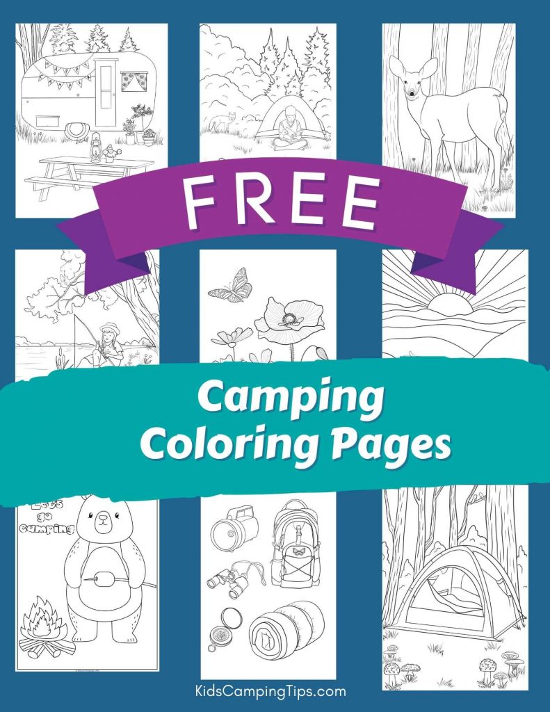 FREE Camping Coloring Pages