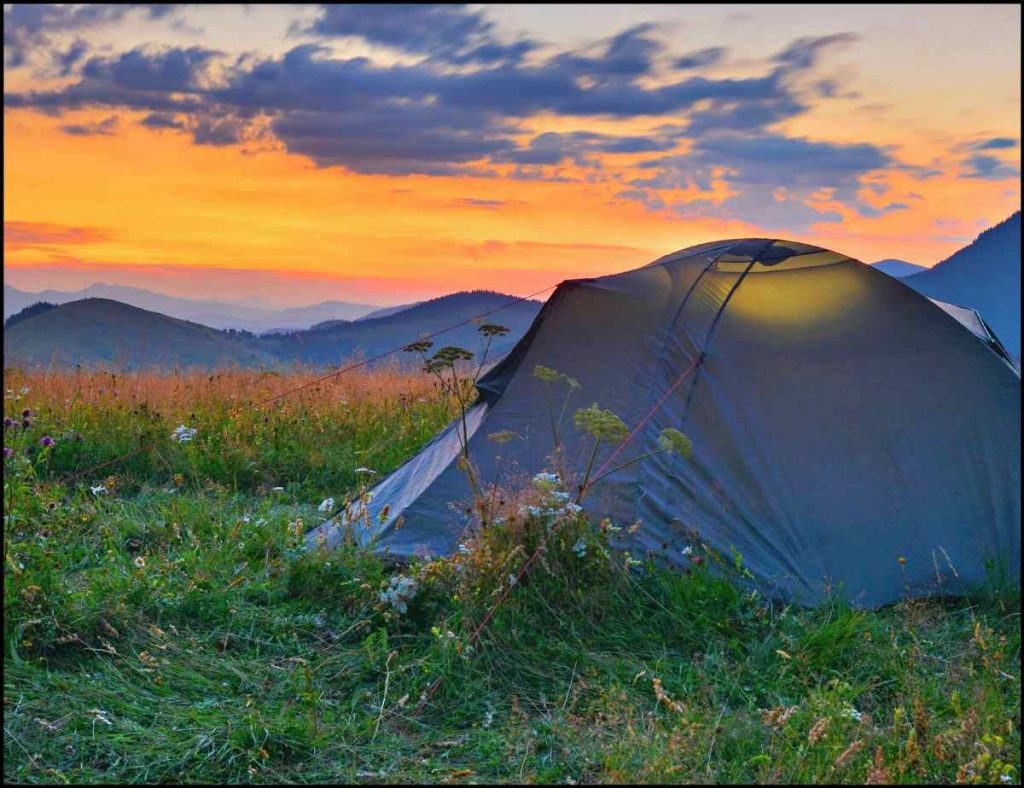 family camping tent