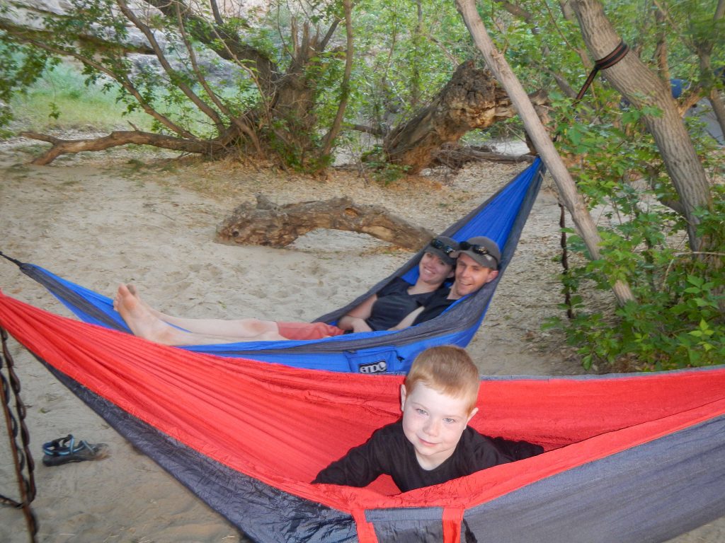 hammock camping with kids