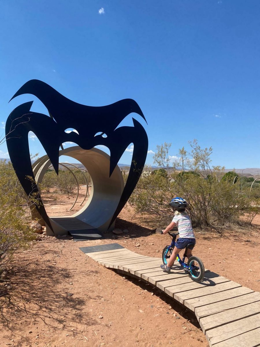 biek park with a balance bike by guardian bikes