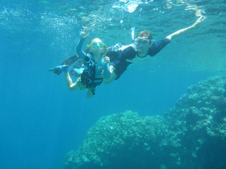 teaching little kids how to snorkel with the best kids snorkeling gear