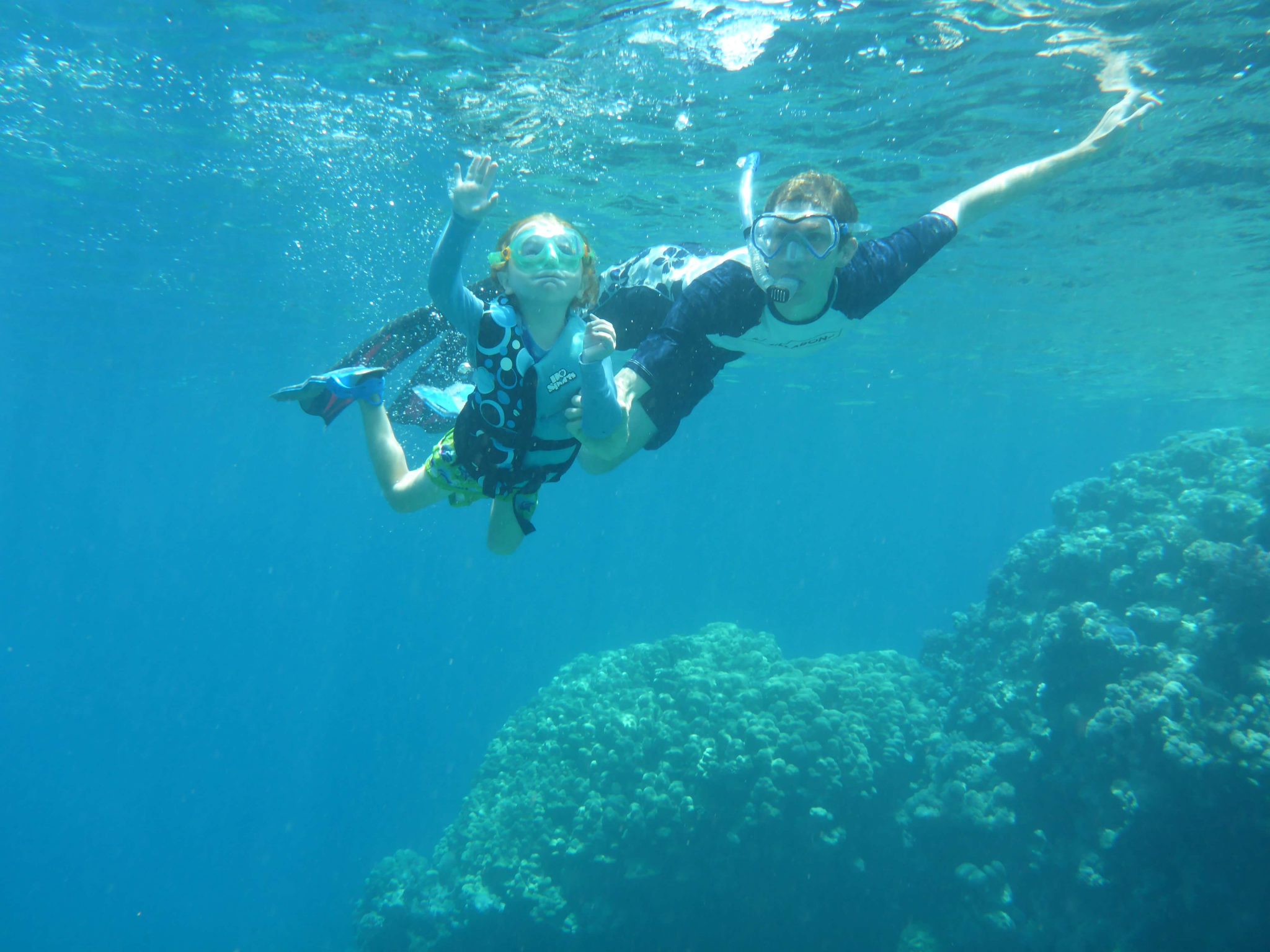 teaching little kids how to snorkel with the best kids snorkeling gear