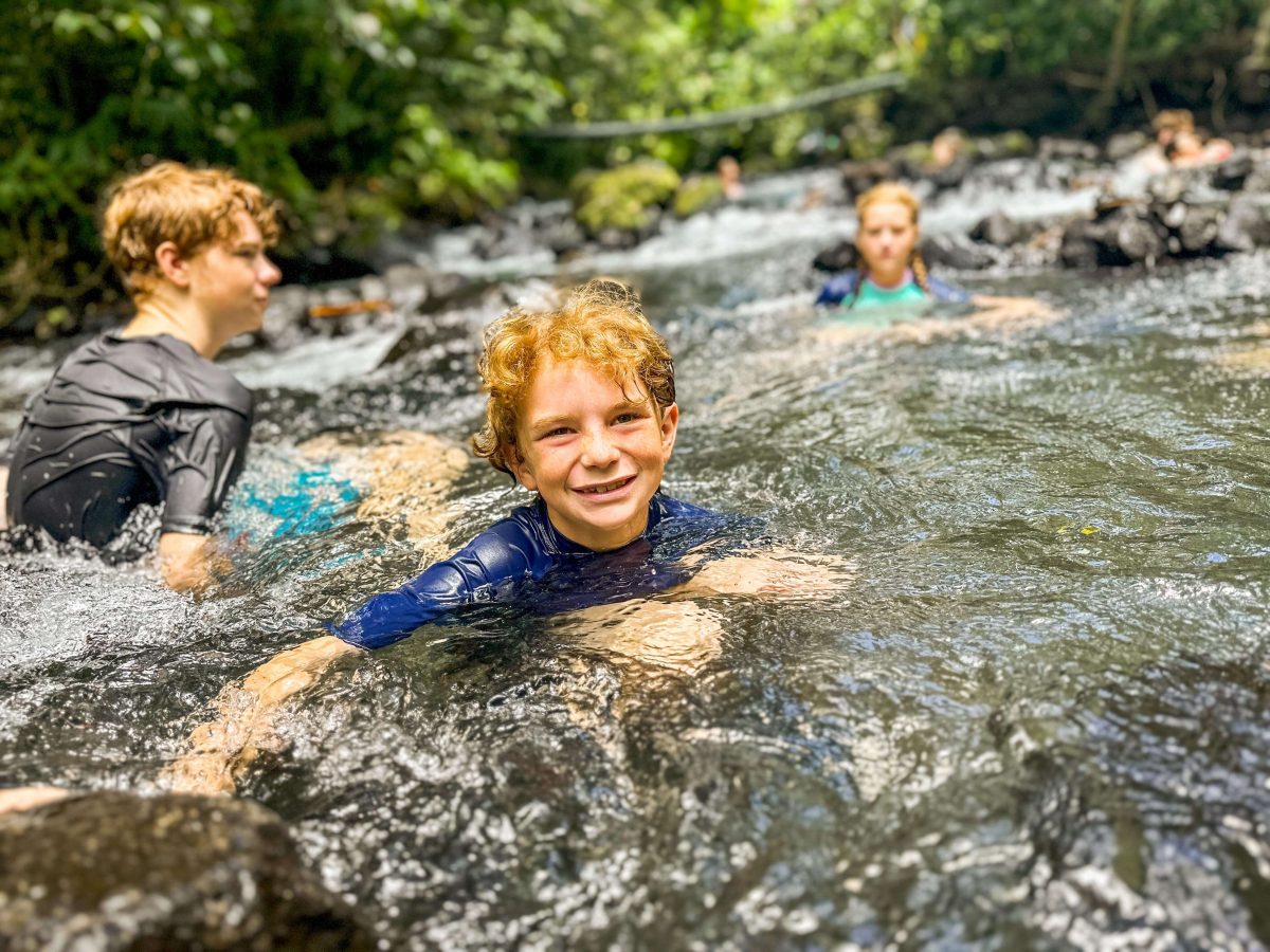 la fortuna costa rica with kids