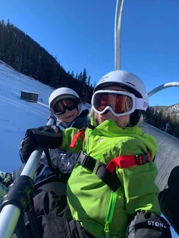 Arapahoe Basin, Skiing, Winter, Kids Skiing, ski lift