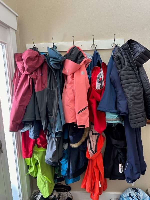 ski gear organization