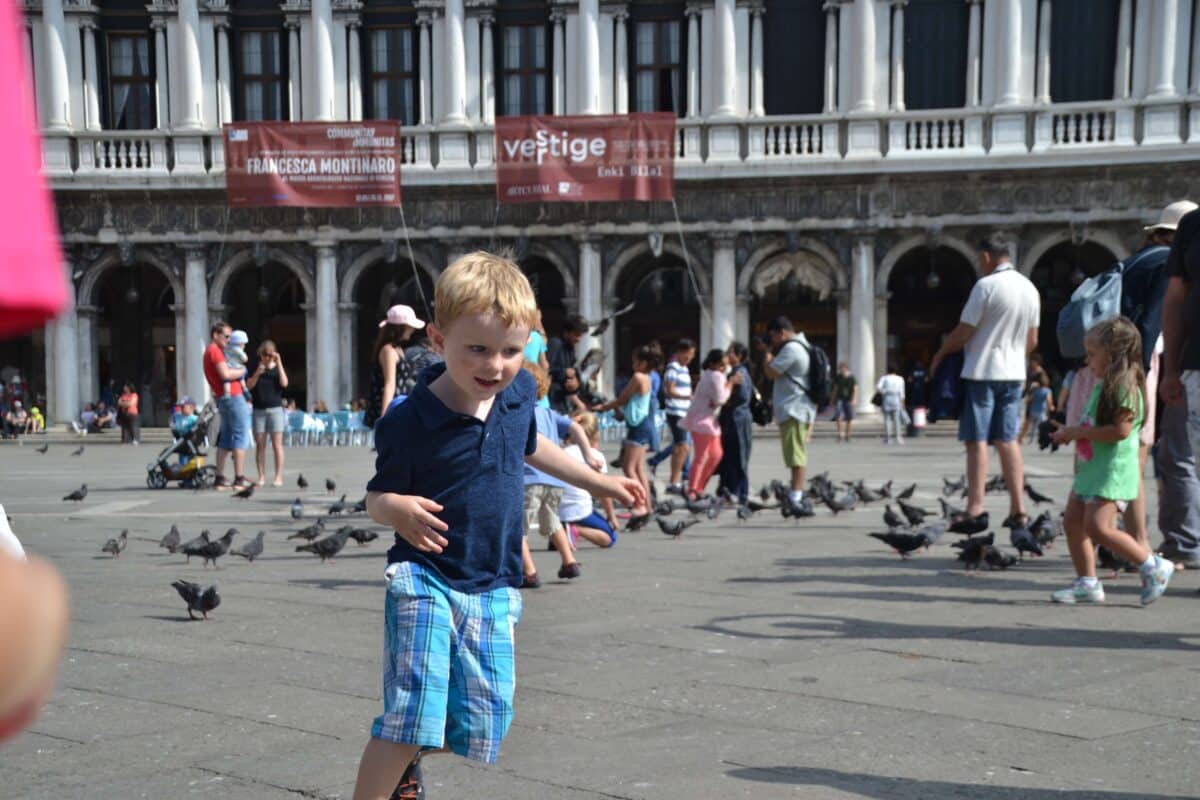 venice italy with kids