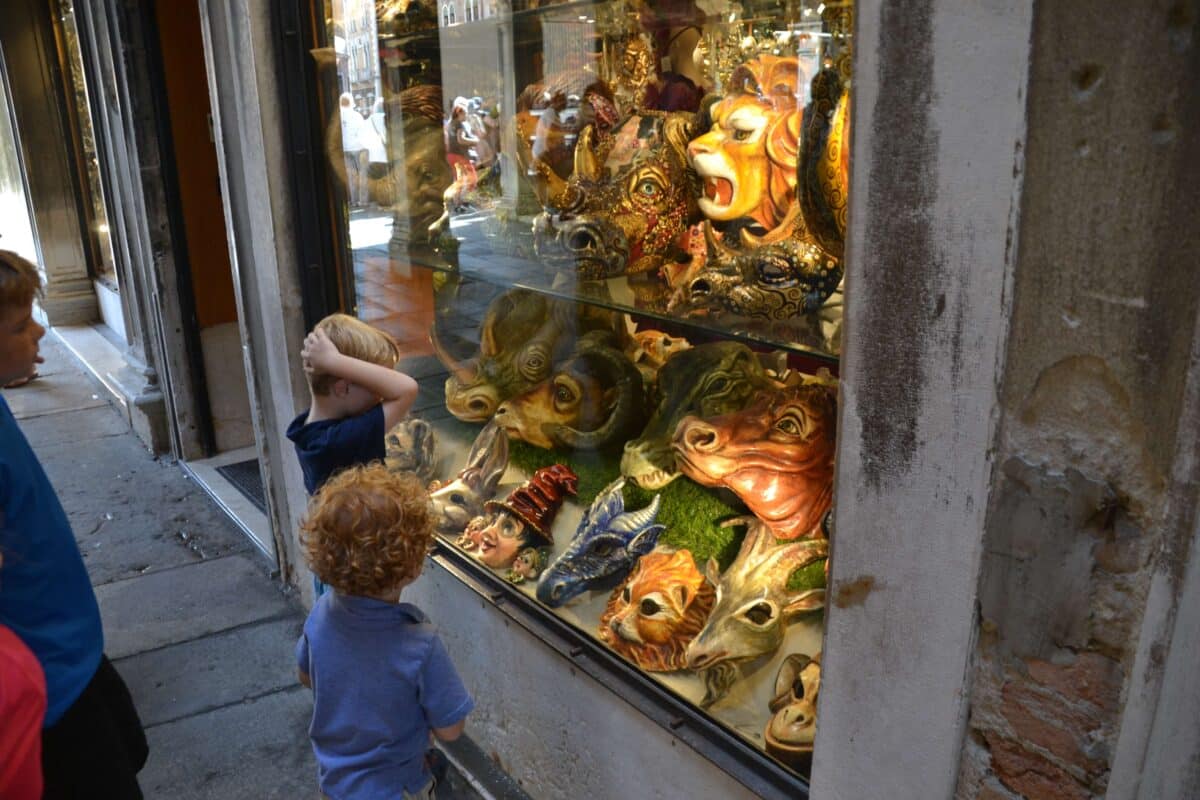 venice italy with kids