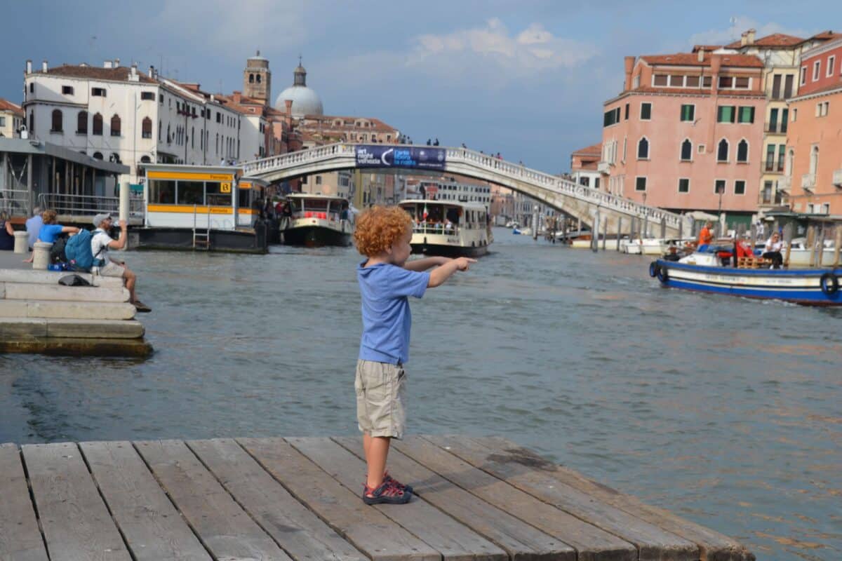 venice italy with kids