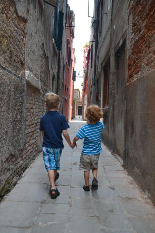 venice italy with kids