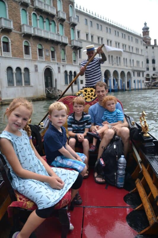 venice italy with kids