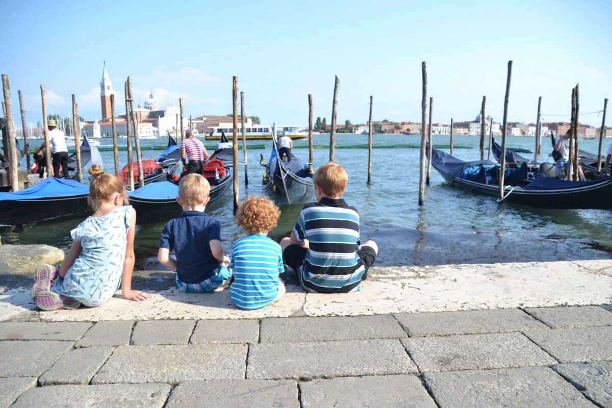 venice italy with kids