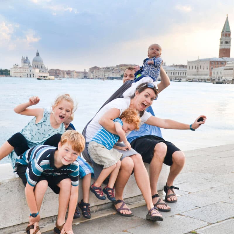 venice italy with kids