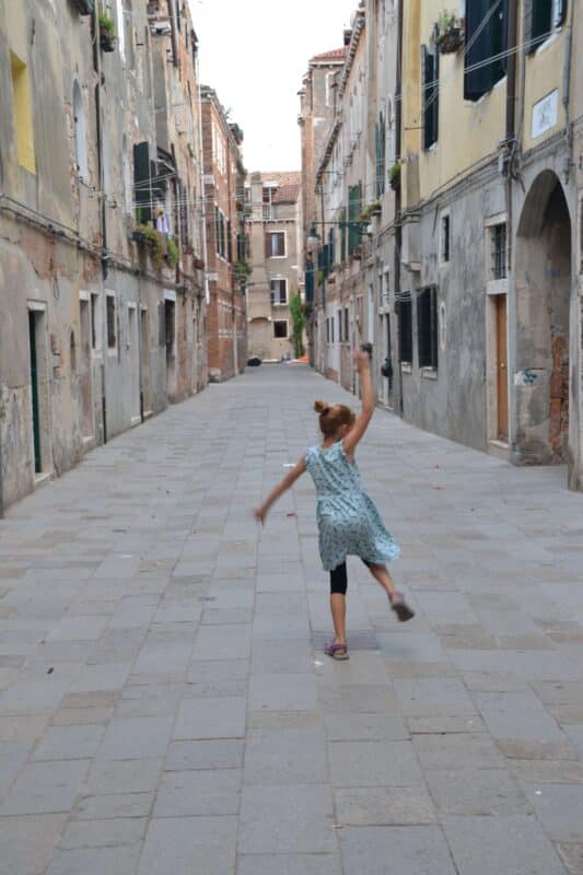 venice italy with kids