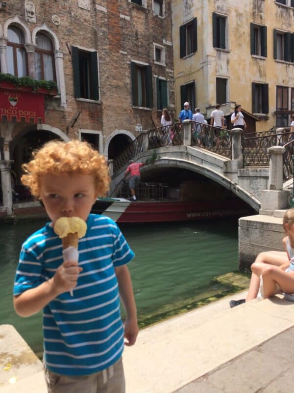 venice italy with kids