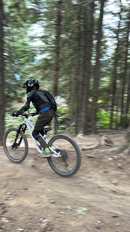 biking whistler with kids