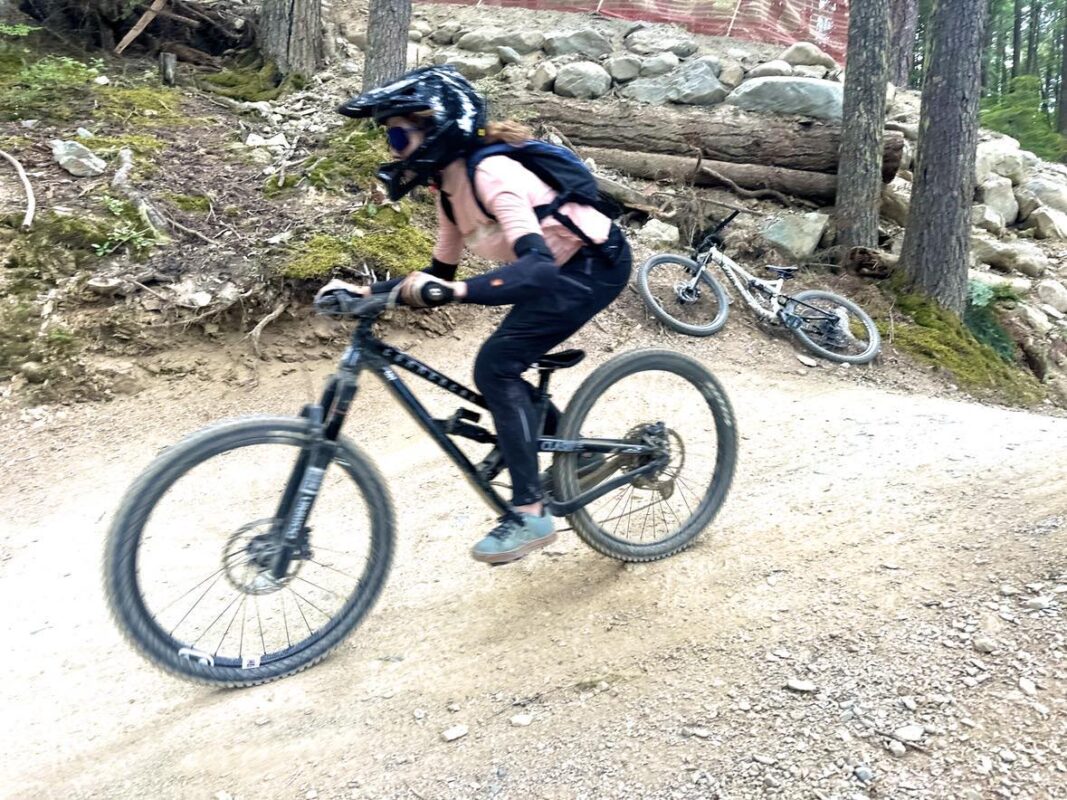 biking whistler with kids