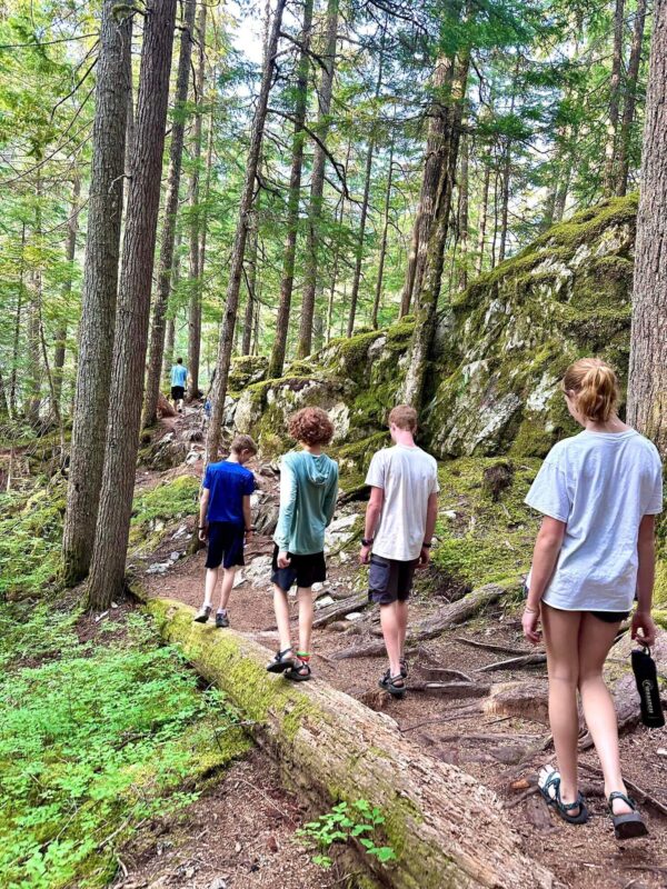 whistler train wreck hike with kids