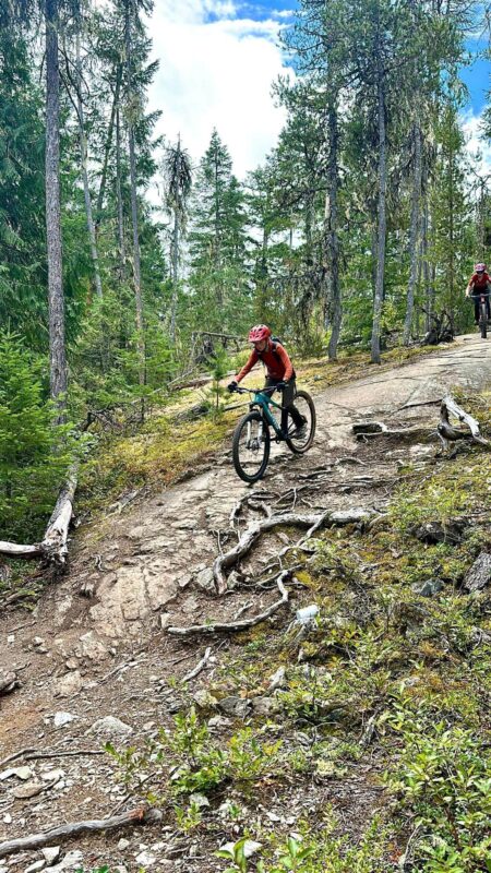 biking whistler with kids