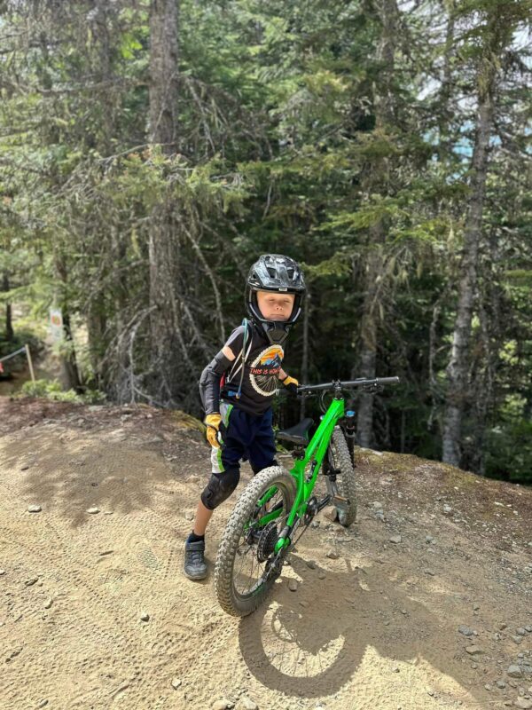 biking whistler with kids