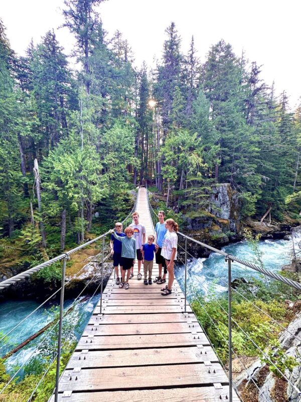 hiking whistler with kids