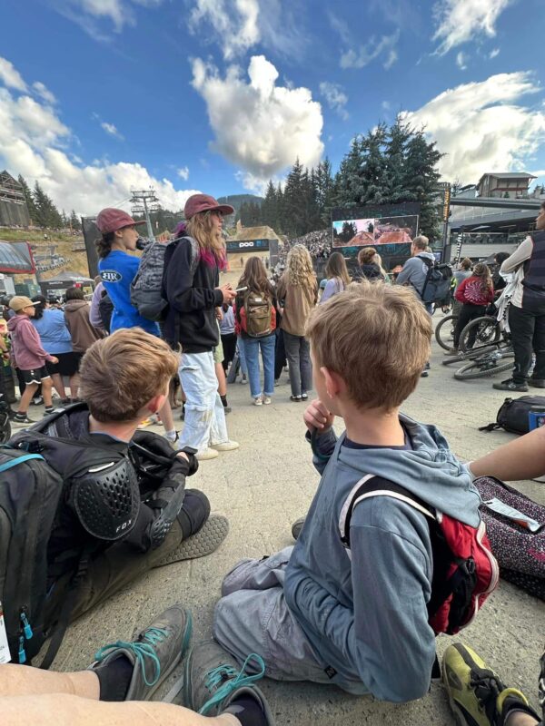 biking whistler with kids