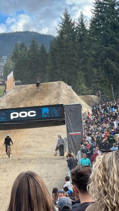 biking whistler with kids crankworx